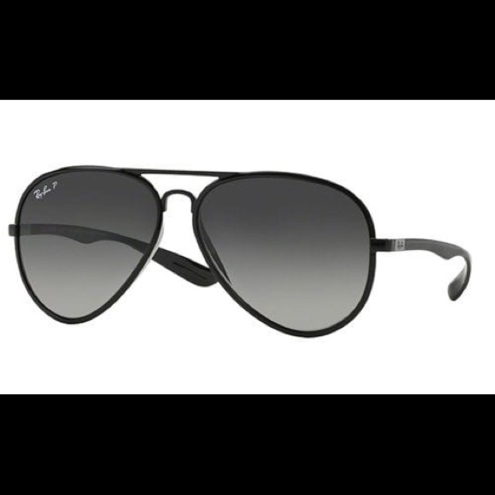 Ray-Ban RB4180 Aviator Liteforce Polarized Black